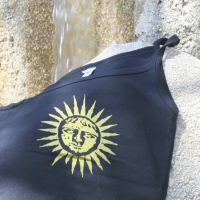 Gold Sunface<br>(Black/Gold ink)
